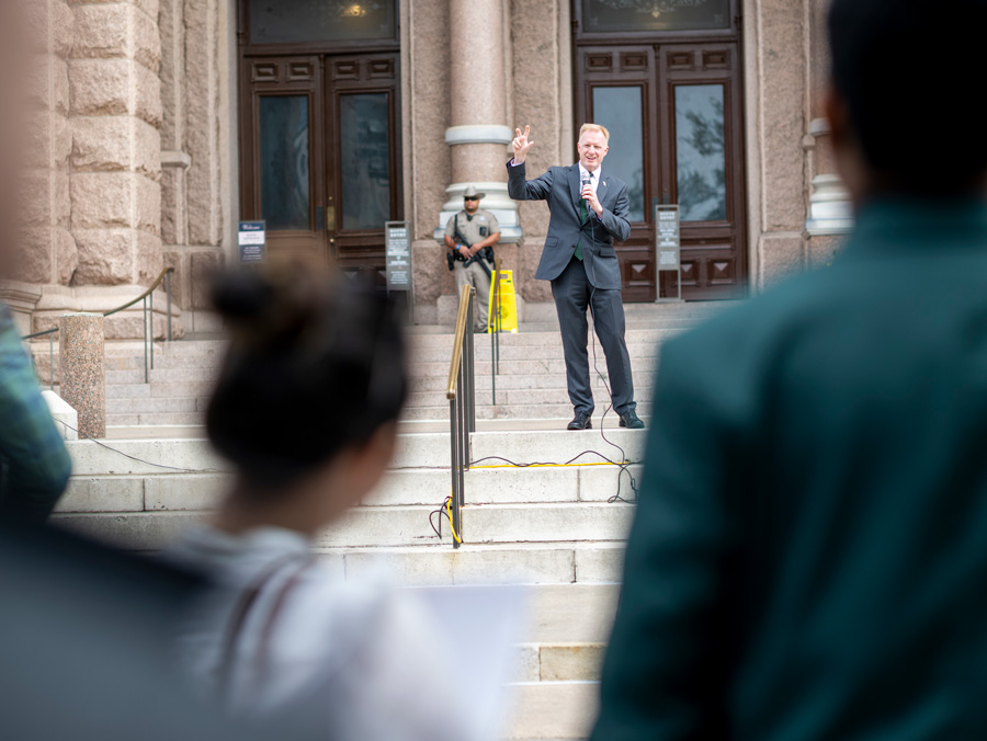 UNT President Dr. Harrison Keller
