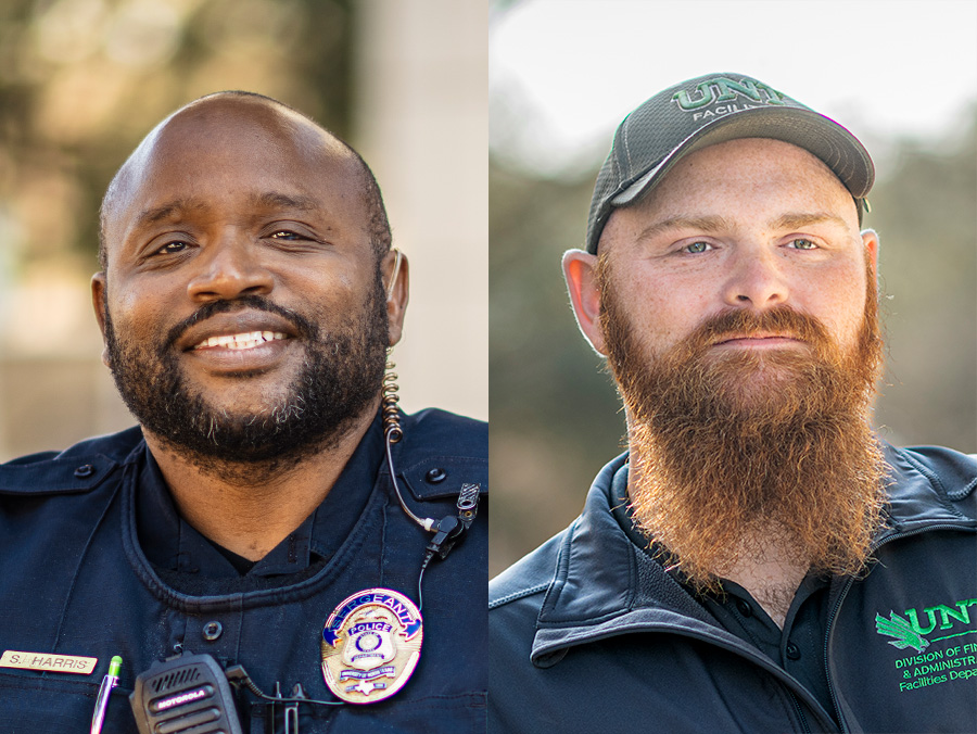 Sgt. T. Harris and Sam Chambliss