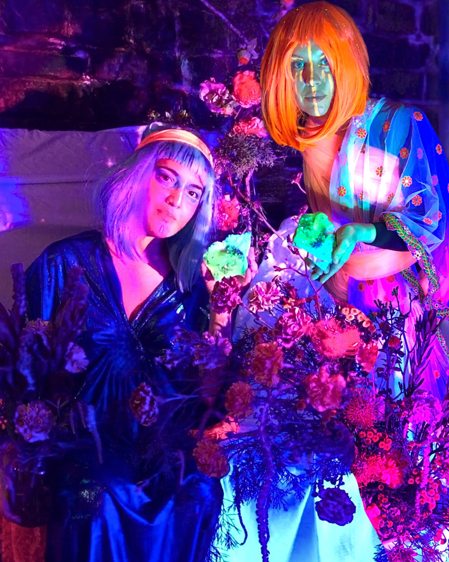 Shamsy Roomiani and Poppy Xander