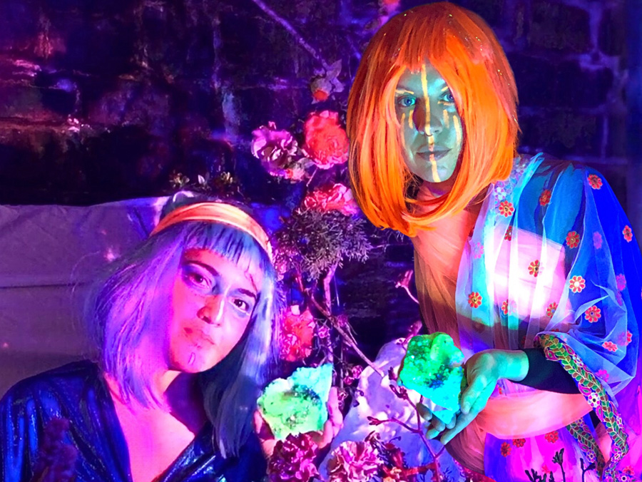 Shamsy Roomiani and Poppy Xander