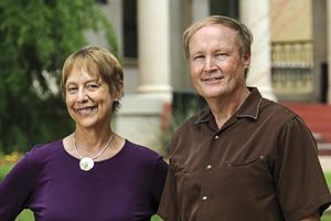 Ann McCutchan and George Getschow (Photo by Mike Woodruff)