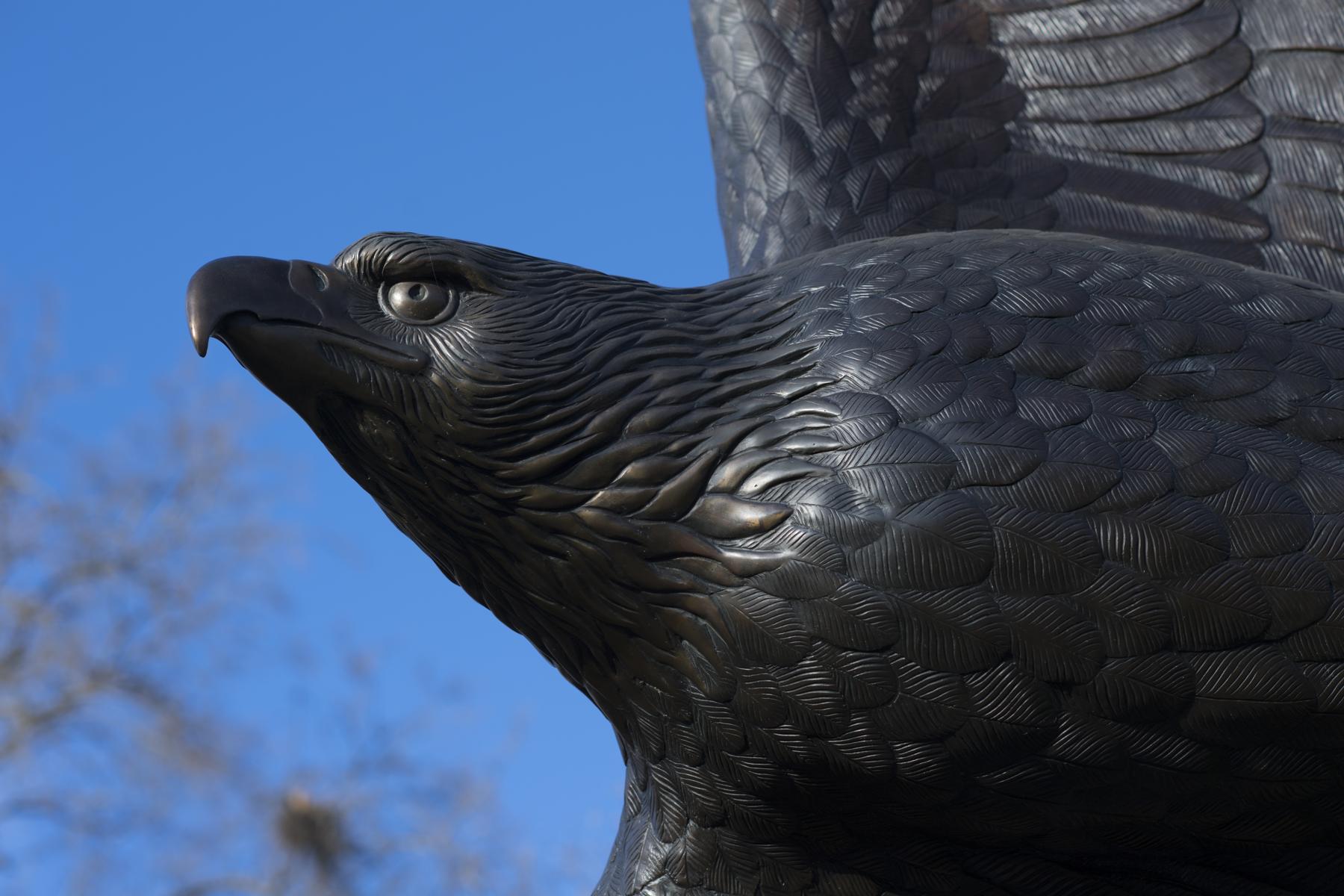 Photo of eagle sculpture