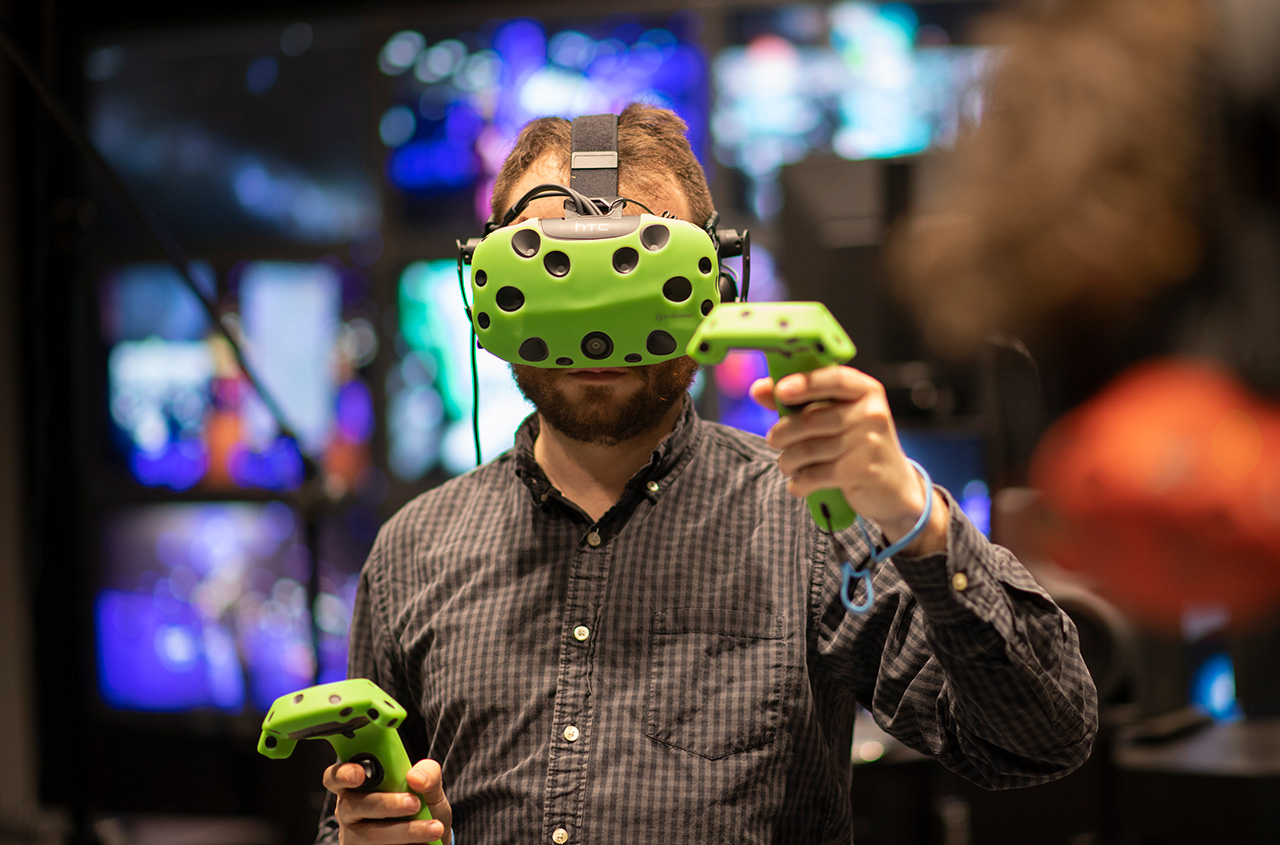 xREZ Art + Science Lab integrates a creative studio workspace with a research lab, 2020.