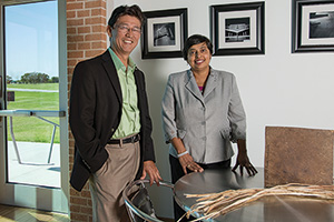 Yong Tao and Nandika D'Souza (Photo by Ahna Hubnick)