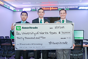 From left to right: Bao Lam, Josue Leija, Mason Hendrickson (Photo by Michael Clements)