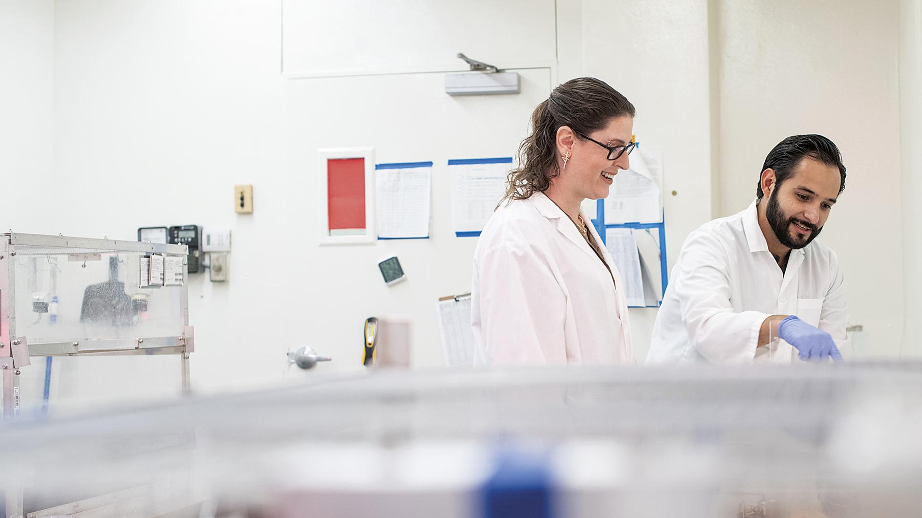 April Becker and Carlos Lopez