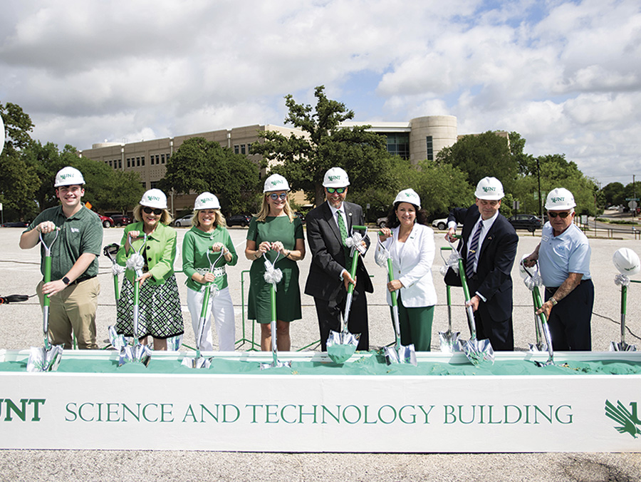 UNT Research Building groundbreaking ceremony