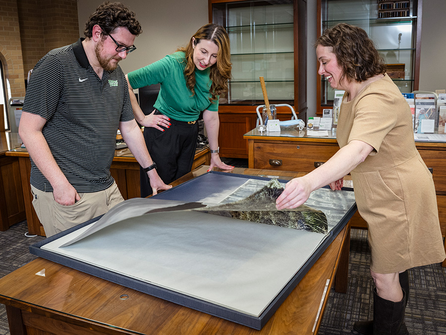 Ana Roeschley, Morgan Gieringer and Brady Lund