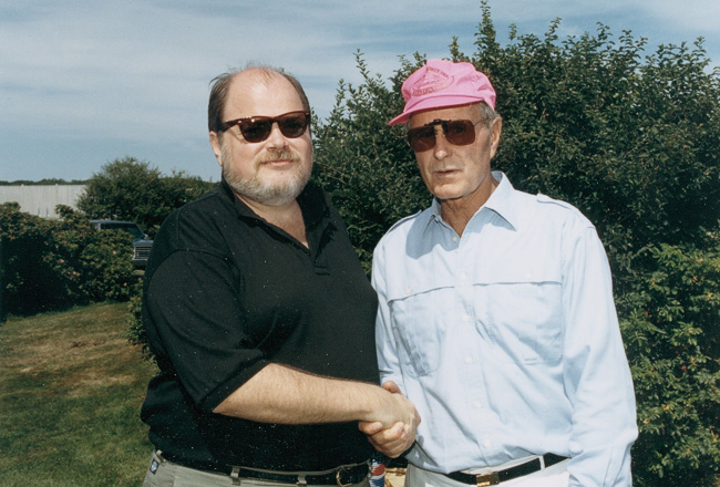 Cragg Hines with George Herbert Walker Bush