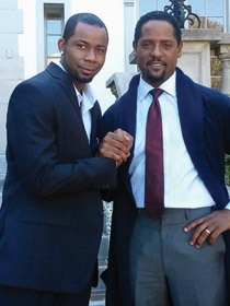 Kedrick Brown and Blair Underwood