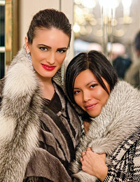 Kim Pham, pictured right