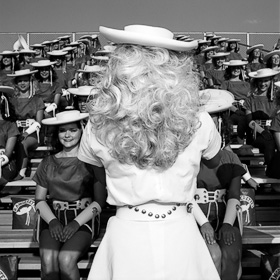 Blonde, 1995, silver gelatin print, by O. Rufus Lovett
