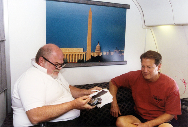 Cragg Hines with Al Gore