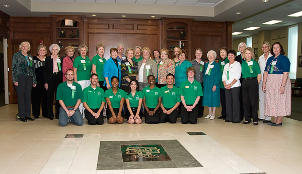 Attendees of the Green Jackets