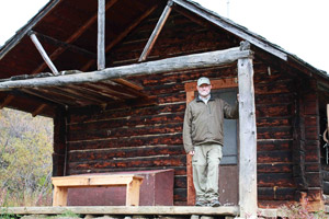 Butt stayed in the park’s historic East Fork cabin, built in 1929 to support crews constructing the park road.