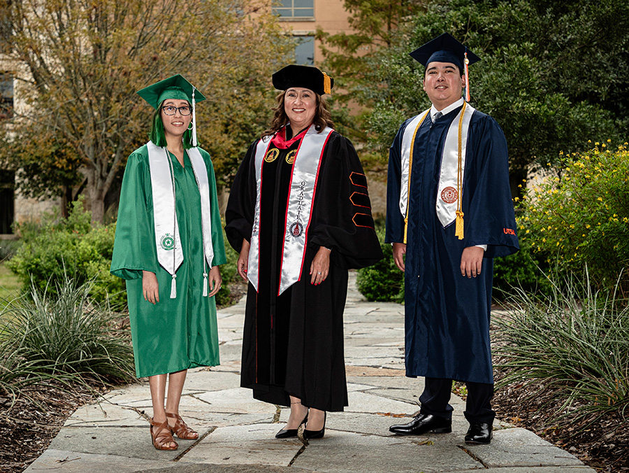 Rachel Hernandez, Judy H. Treviño and Matthew Hernandez