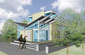Rendering of the Zero Energry Research Lab
